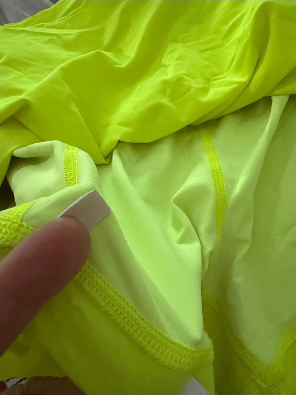 lululemon athletica Neon Yellow Circle Skirt